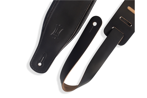 Levy's - M26PD-BLK Tracolla in pelle imbottita Black 3