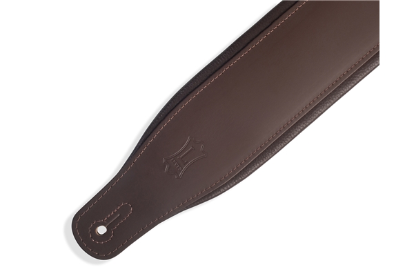 Levy's - M26PD-DBR_DBR Tracolla in pelle imbottita Dark Brown e Dark Brown 3
