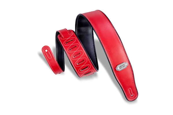 M26VP-RED_BLK Tracolla in vinile reversibile Red e Black 2 3/4
