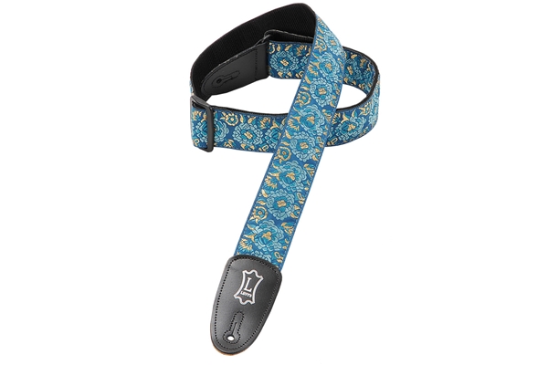 Levy's - M8AS-BLU Tracolla in jacquard Blue con retro in polipropilene 2