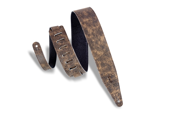 MG317BOG-BRN Tracolla in pelle Distressed Brown 2 1/2