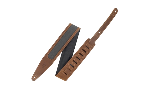 Levy's - M317TRI-BRN-GRY Tracolla in pelle Crazy Horse Brown Grey 2 1/2