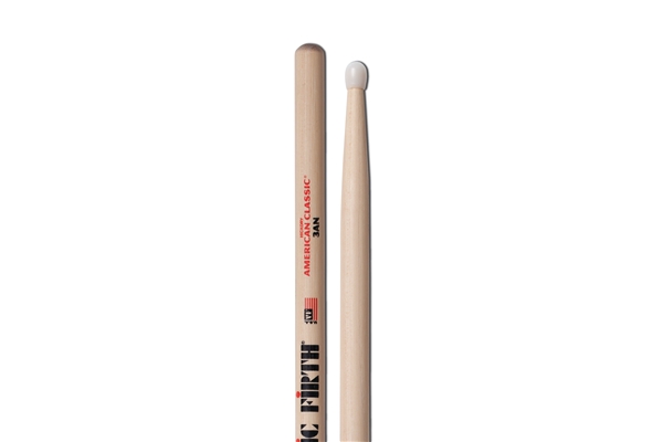 Vic Firth - 3AN - Bacchette American Classic con punta in nylon