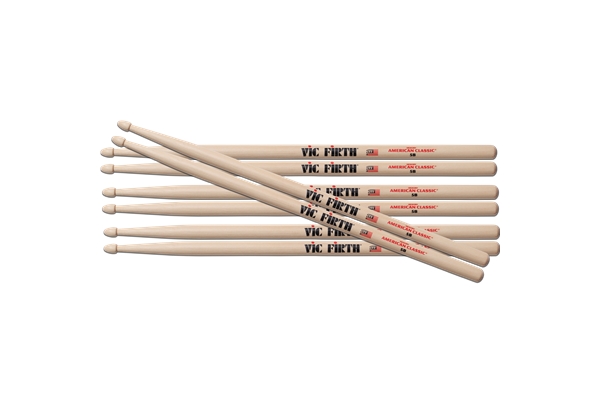 Vic Firth - 5B - Bacchette American Classic PACK 3+1 Vic Firth - 5B - Bacchette American Classic PACK 3+1
