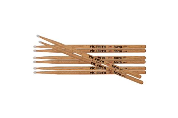 Vic Firth - 5BTN - Bacchette American Classic TERRA PACK 3+1
