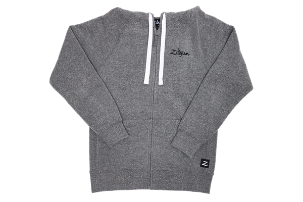 Zildjian - T3425 - Gray Zip Up Logo Hoodie - 2XL