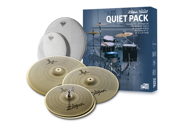 Zildjian - LV468RH L80 Low Volume + Remo Silent Heads