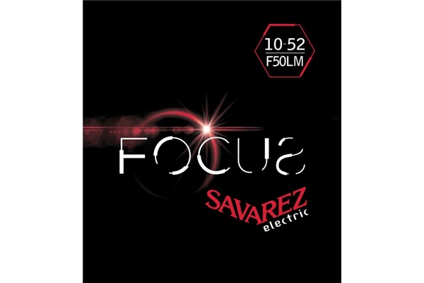 Savarez - F50LM Corde Focus per Chitarra Elettrica 10-52, Set/6