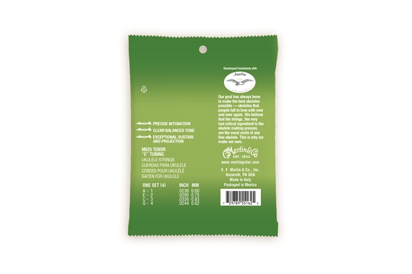 Martin & Co. - M625 Ukulele Premium Strings Tenore Polygut 23.6-24.4
