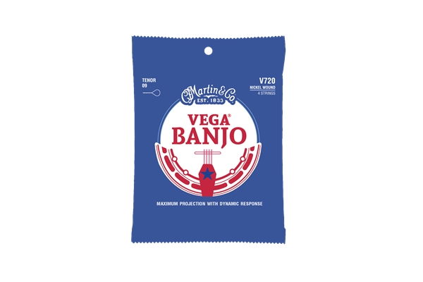 Martin & Co. - V720 Vega Banjo Strings Tenor Nickel Wound