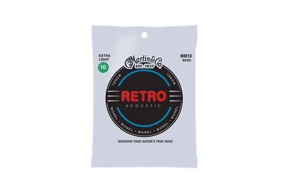 Martin & Co. - MM10X Retro Acoustic Extra Light Monel Wound 10-47