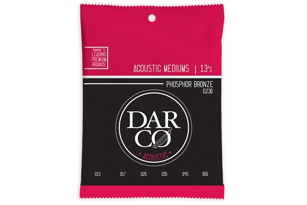 Darco - D230 Darco Acoustic Medium Phosphor Bronze 13-56