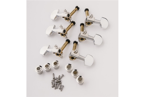 PRS - Phase III Lock tuners Nickel (Set 6) (101659::N:00