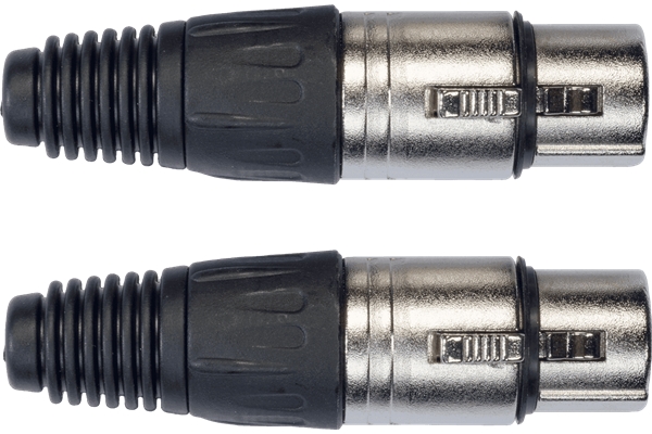 Yellow Cable - XLR02 Connettori XLR Femmina 2 Pcs