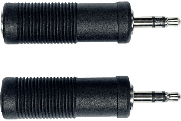 Yellow Cable - AD06 Adattatore Mini Jack TRS Maschio/Jack TRS Femmina 2 Pcs