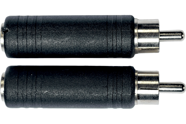 Yellow Cable - AD08 Adattatore RCA Maschio/Jack Mono Femmina 2 Pcs