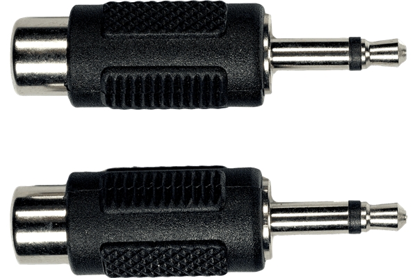 Yellow Cable - AD16 Adattatore RCA Femmina/Mini Jack Mono Maschio 2 Pcs