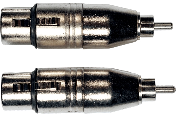 Yellow Cable - AD18 Adattatore RCA Maschio/XLR Femmina 2 Pcs