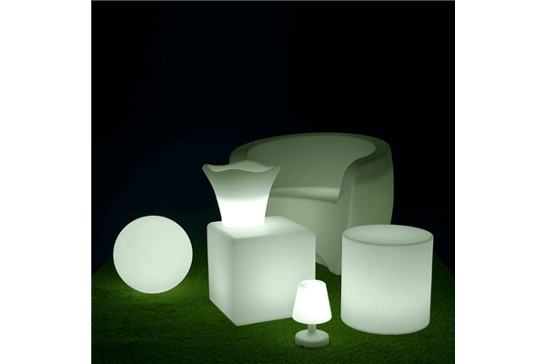 Algam Lighting - L-30 Lampada da Tavolo Luminosa Decorativa