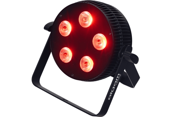 Algam Lighting - SLIMPAR-510-HEX Proiettore Par LED 5 x 10W RGBWAU