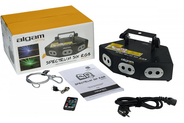 Algam Lighting - SPECTRUM SIX RGB Laser 6 in 1
