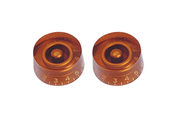 Yellow Parts - EZ1219A Manopole di regolazione Les Paul® Style Ambra 2 Pcs