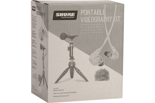 Shure - MV88-215CL-BNDL Kit mic MV88 e auricolari SE215-CL
