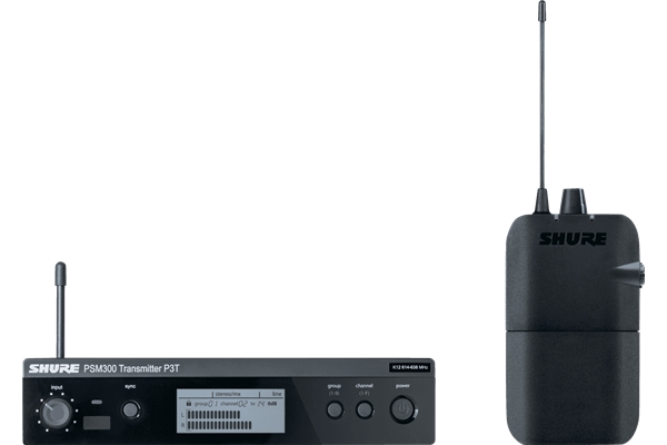 Shure - P3TER trasmettitore P3TE, ricevitore P3R. (L19)