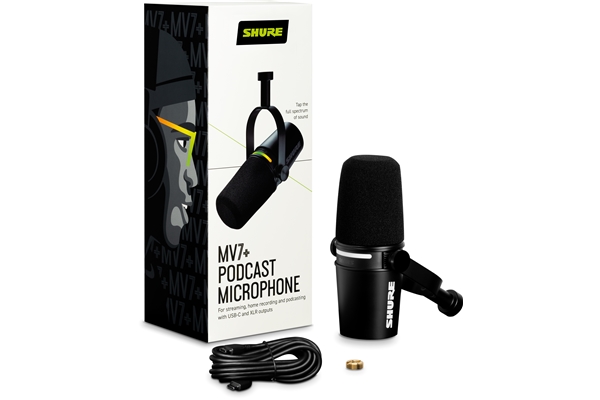 Shure - MV7+ Black
