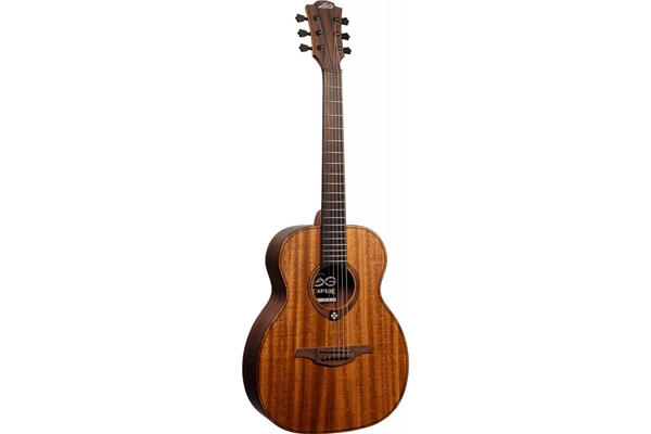 Lag - ESCAPADEL-KAE Chitarra Acustica Travel Khaya Mahogany EQ Mancina