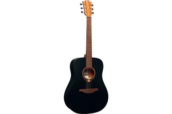 Lag - T70D-BLS Chitarra Acustica Dreadnought Black Satin