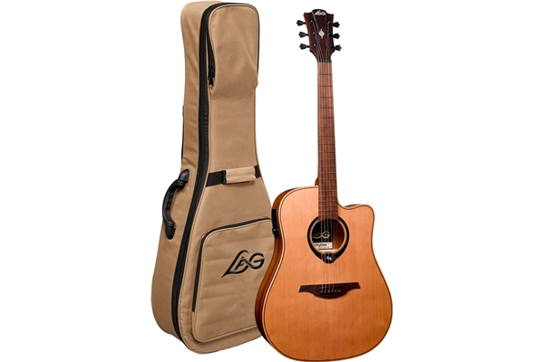 Lag - HyVibe 10 HV10DCE Chitarra Acustica Smart Dreadnought Cutaway Lag - HyVibe 10 HV10DCE Chitarra Acustica Smart Dreadnought Cutaway