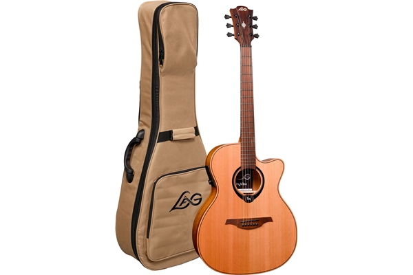 Lag - HyVibe 10 HV10ACE Chitarra Acustica Smart Auditorium Cutaway Lag - HyVibe 10 HV10ACE Chitarra Acustica Smart Auditorium Cutaway