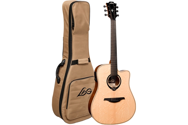 Lag - HyVibe 30 HV30DCE Chitarra Acustica Smart Dreadnought Cutaway Lag - HyVibe 30 HV30DCE Chitarra Acustica Smart Dreadnought Cutaway