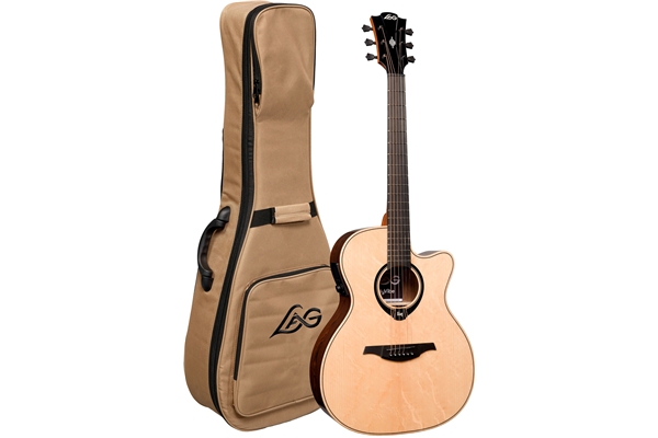 Lag - HyVibe 30 HV30ACE Chitarra Acustica Smart Auditorium Cutaway Lag - HyVibe 30 HV30ACE Chitarra Acustica Smart Auditorium Cutaway