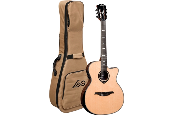 Lag - HyVibe 50 HV50-N-ACE Chitarra Acustica Smart Auditorium Cutaway Nylon Lag - HyVibe 50 HV50-N-ACE Chitarra Acustica Smart Auditorium Cutaway Nylon