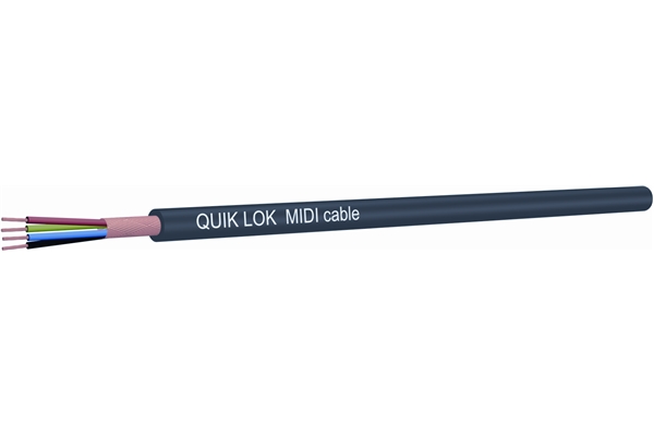Quik Lok - CM/900 BK Cavo Midi in bobina