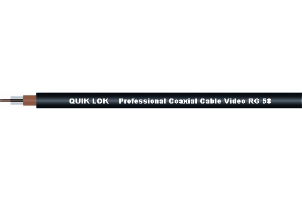 Quik Lok - CM/858 BK Cavo per collegamenti video