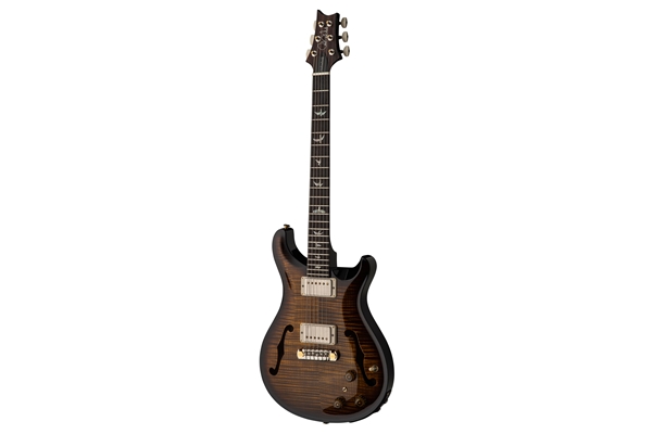 PRS - Hollowbody II Piezo 10-Top Black Gold Wraparound Burst 2024