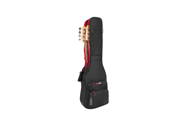 Gator Cases - G-ICONTTBASS-BLK Borsa doppia per basso e chitarra con struttura rinforzata e materiali ecosostenibili ideale per viaggiare con due strumenti Gator Cases - G-ICONTTBASS-BLK Borsa doppia per basso e chitarra con struttura rinforzata e materiali ecosostenibili ideale per viaggiare con due strumenti
