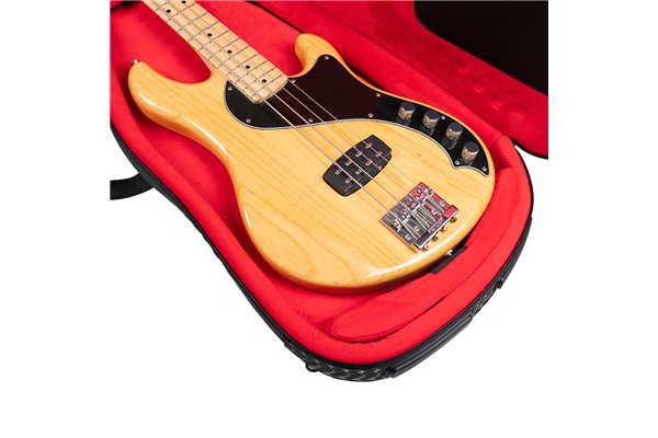 Gator Cases - G-ICONTTBASS-BLK Borsa doppia per basso e chitarra con struttura rinforzata e materiali ecosostenibili ideale per viaggiare con due strumenti Gator Cases - G-ICONTTBASS-BLK Borsa doppia per basso e chitarra con struttura rinforzata e materiali ecosostenibili ideale per viaggiare con due strumenti