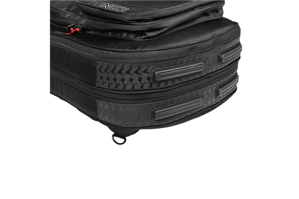 Gator Cases - G-ICONTTBASS-BLK Borsa doppia per basso e chitarra con struttura rinforzata e materiali ecosostenibili ideale per viaggiare con due strumenti Gator Cases - G-ICONTTBASS-BLK Borsa doppia per basso e chitarra con struttura rinforzata e materiali ecosostenibili ideale per viaggiare con due strumenti