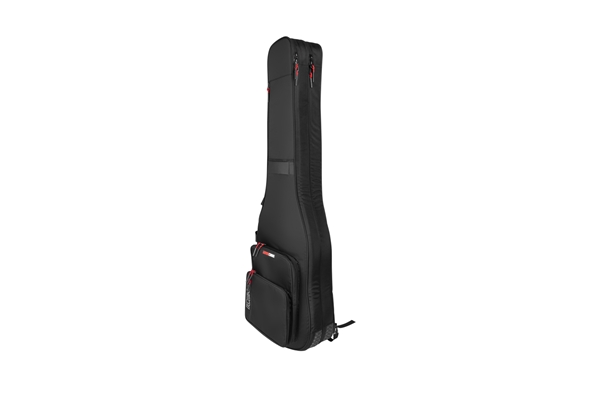 Gator Cases - G-ICONTTBASS-BLK Borsa doppia per basso e chitarra con struttura rinforzata e materiali ecosostenibili ideale per viaggiare con due strumenti Gator Cases - G-ICONTTBASS-BLK Borsa doppia per basso e chitarra con struttura rinforzata e materiali ecosostenibili ideale per viaggiare con due strumenti