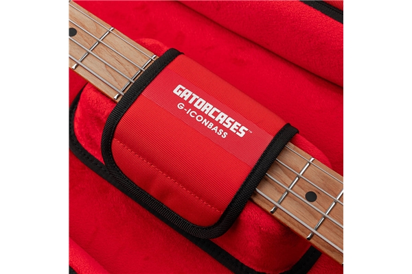 Gator Cases - G-ICONBASS-25 Borsa ICON in edizione limitata per basso elettrico con imbottitura spessa, tessuto riciclato e supporto manico regolabile Gator Cases - G-ICONBASS-25 Borsa ICON in edizione limitata per basso elettrico con imbottitura spessa, tessuto riciclato e supporto manico regolabile