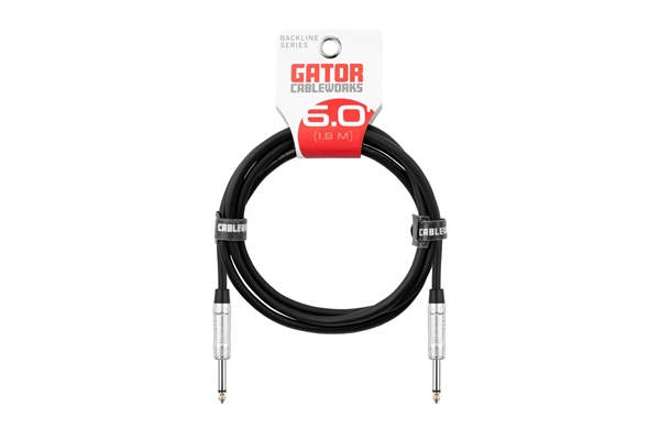 Gator Cableworks - GCWB-SPK-06 Cavo speaker jack TS dritto/dritto 1.8 m Serie Backline