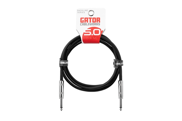 Gator Cableworks - GCWB-INS-05 Cavo strumento jack dritto/dritto 1.5 m Serie Backline