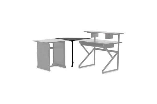 Gator Frameworks - GFW-DESK-CRNR Sezione angolare per workstation per content creator
