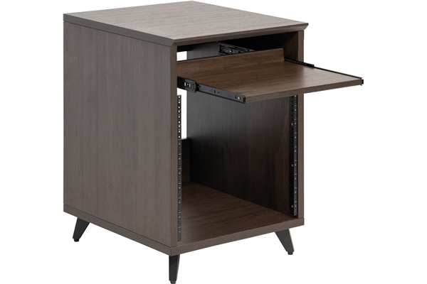 Gator Frameworks - GFW-ELITEDESK-BRN Scrivania workstation Elite in noce scuro per studi e creator

