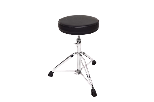 Gator Frameworks - GFW-DRUMTHRONE-R Sgabello per batteria regolabile con seduta imbottita e base a tre gambe pieghevoli Gator Frameworks - GFW-DRUMTHRONE-R Sgabello per batteria regolabile con seduta imbottita e base a tre gambe pieghevoli
