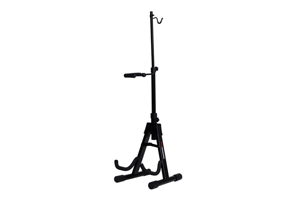 Gator Frameworks - GFW-BNO-VLNVLA Supporto pieghevole per violino e viola con struttura in acciaio e gancio per archetto Gator Frameworks - GFW-BNO-VLNVLA Supporto pieghevole per violino e viola con struttura in acciaio e gancio per archetto